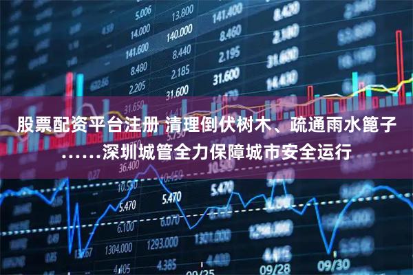 股票配资平台注册 清理倒伏树木、疏通雨水篦子……深圳城管全力保障城市安全运行